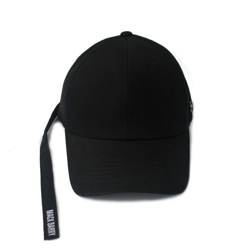 맥베리MACK LONGSTRAP CURVE CAP (B) BLACK