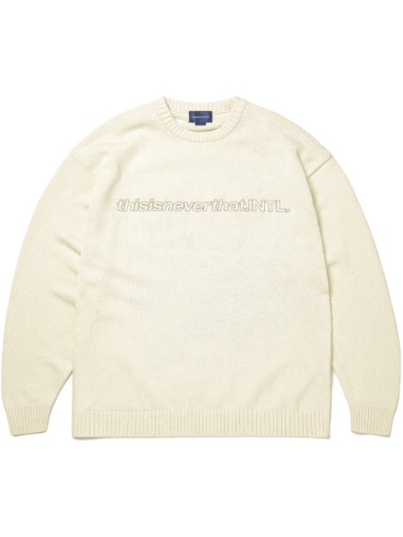 디스이즈네버댓 SP-인텔 스웨터SP-INTL. Sweater (Ivory)
