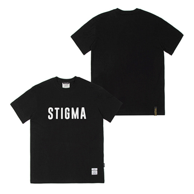 스티그마22 STGM STANDARD FIT T-SHIRTS BLACK