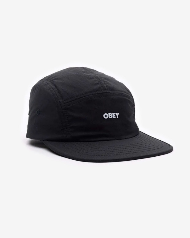 오베이 볼드 사브르 캠프 캡 OBEY BOLD SABRE CAMP CAP (Black)