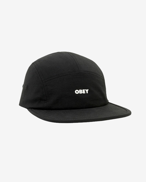 오베이 볼드 테크 캠프 캡 OBEY BOLD TECH CAMP CAP (Black)