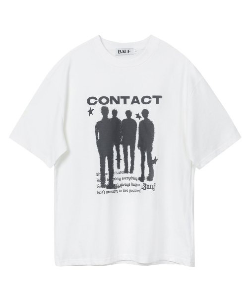바우프 콘택트 반팔 티셔츠 (White)