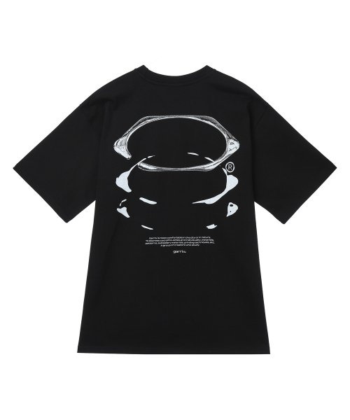 가릭스 Logo afterimage T-shirts (Black)