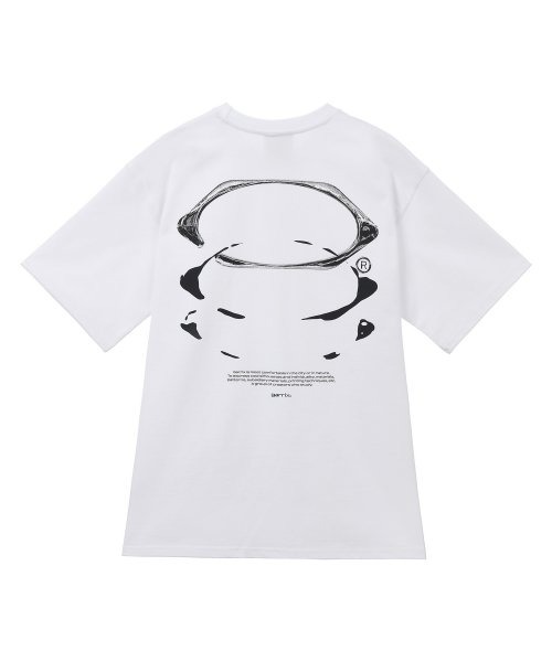 가릭스 Logo afterimage T-shirts (White)