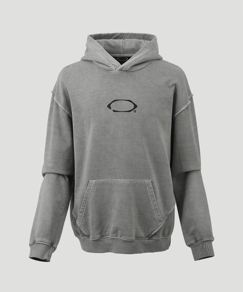 가릭스 Over seam pigment hoodie (Grey)