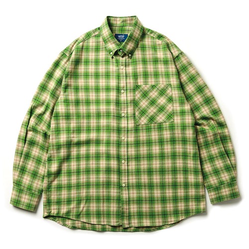 아노트 타탄 체크 셔츠 그린 Tartan Check Shirt (Green)