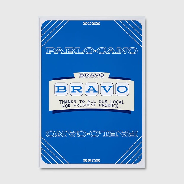 파블로카노 PABLO CANO BRAVO ARTWORK FRAME 3/3 (Blue)