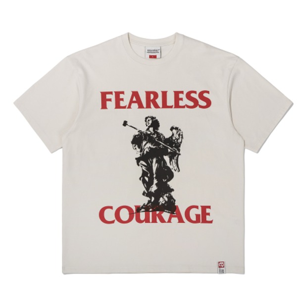 엑스트라오디너리 피어레스 티셔츠 FEARLESS TEE (Ivory)