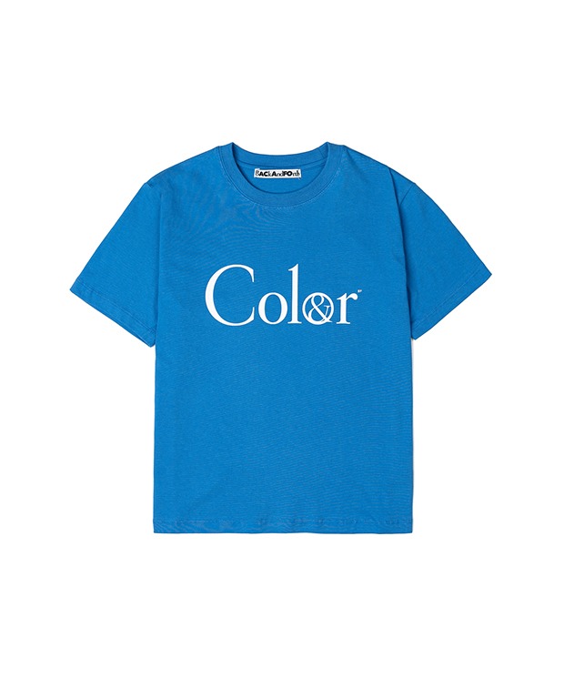 백엔포스 Color T-SHIRT (BLUE) - Woman
