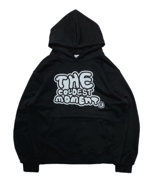 더콜디스트모먼트 TCM pop logo hoodie (Black)