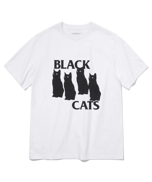 비바스튜디오 블랙 캣 반팔티 Black CAT TEE (White)