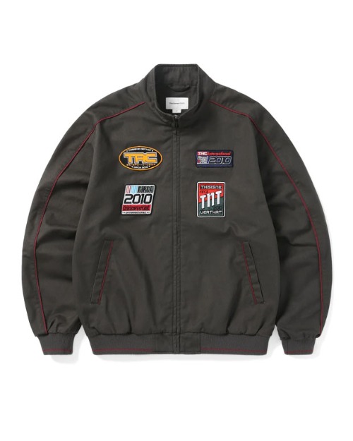 디스이즈네버댓 TRC 레이싱 자켓 TRC Racing Jacket (Charcoal)