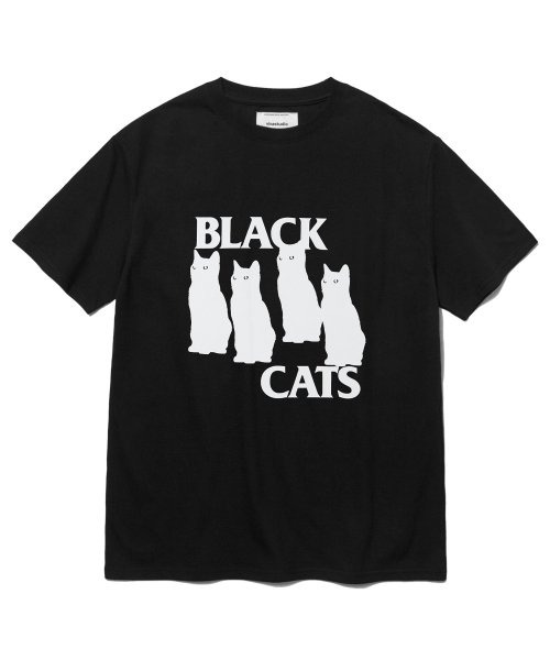 비바스튜디오 블랙 캣 반팔티 Black CAT TEE (Black)