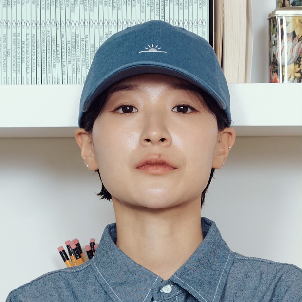 캐피디자인SUNRISE BALL CAP (BLUE)