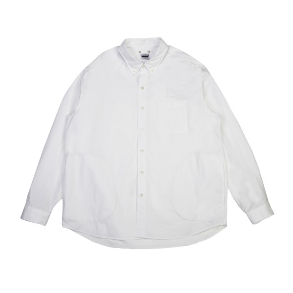 라운지 에이피티 Dumbo Pocket Wide Shirt_White
