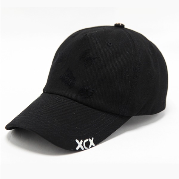 엑스씨엑스메인premium cotton mini parade side logo black cap