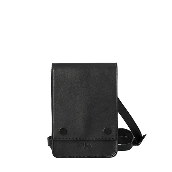 SSRLunisex leather mini bag / black