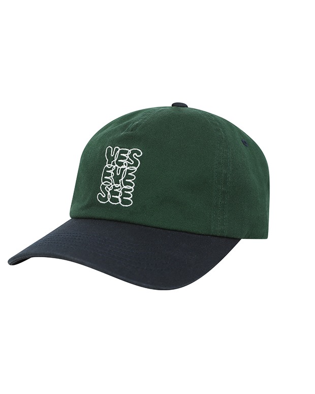 예스아이씨 Y.E.S 로고캡 Y.E.S Logo Cap (Green/Navy)