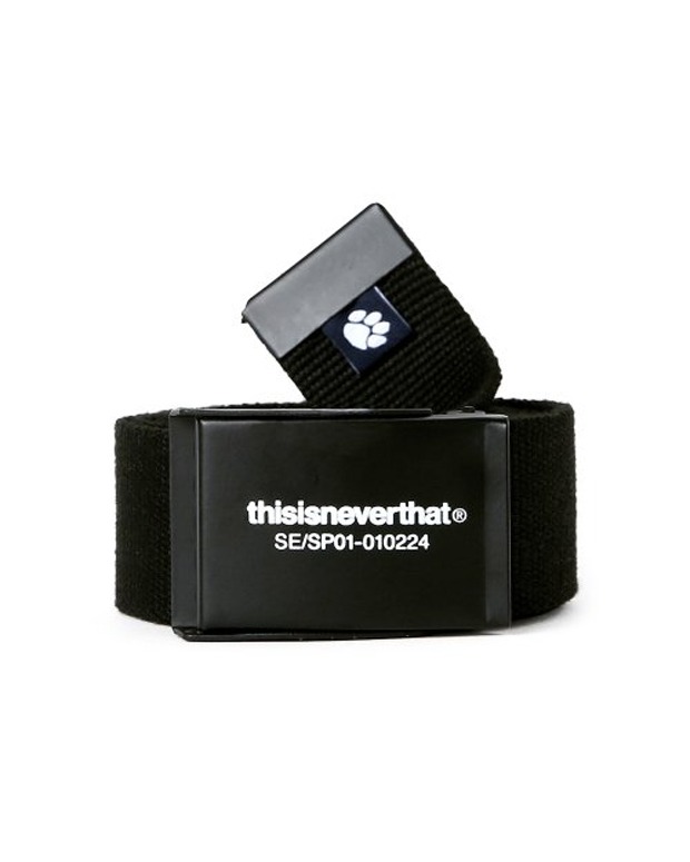 디스이즈네버댓 티 로고 웹 벨트 T-Logo Web Belt (Black)