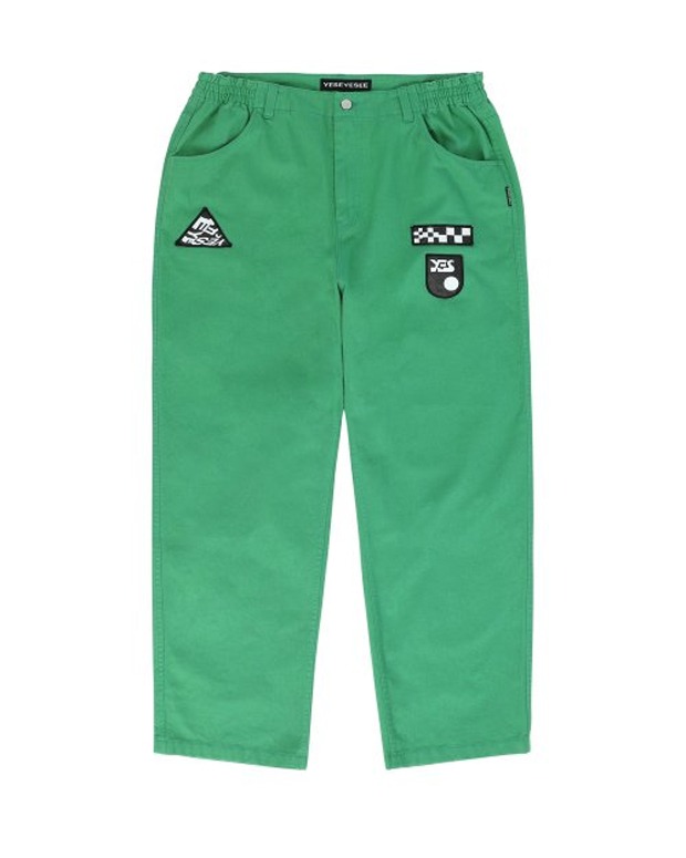예스아이씨 패치 트윌팬츠 Patched Twill Pants (Green)