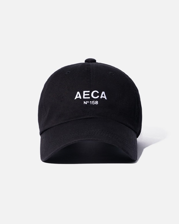 에이카화이트 에이카 빅 로고 볼캡 AECA BIG LOGO CAP (Black)