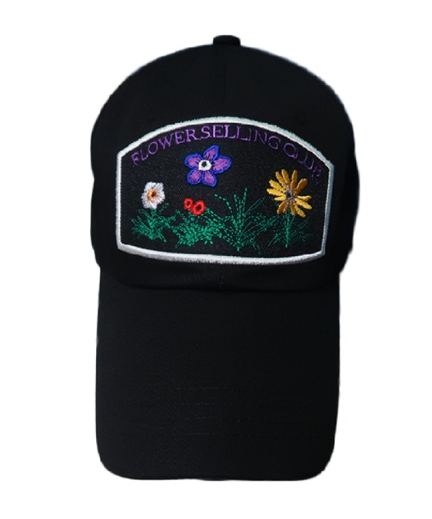 더콜디스트모먼트 flower selling club cap (black)