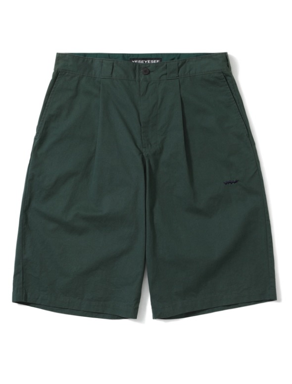 예스아이씨 SN 와이드 숏팬츠 SN-Wide Shorts (Dark Green)