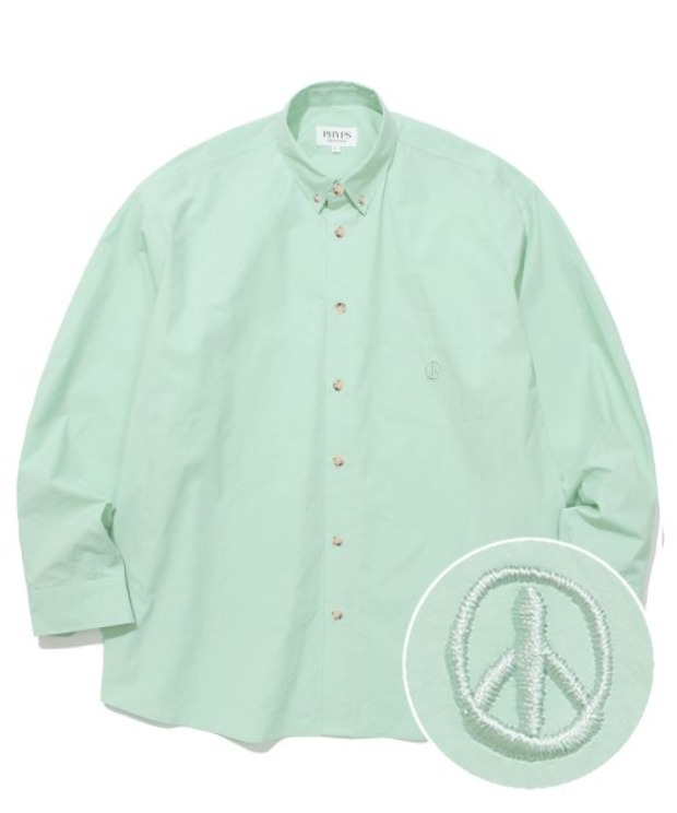 PHYPS® SOLID ONE POCKET SHIRT MINT