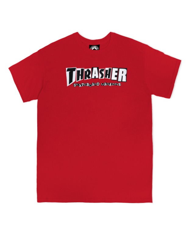 트레셔 베이커 X 트레셔 반팔티 Baker x Thrasher Tshirt (Red)