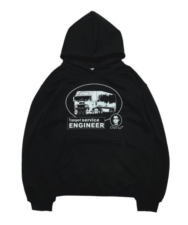더콜디스트모먼트 TCM engineer hoodie (Black)