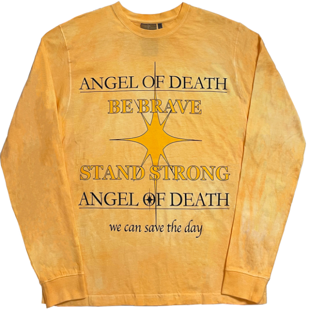 모스키토 머더러스 ANGEL OF DEATH - BE BRAVE STAND STRONG WASHING L/S