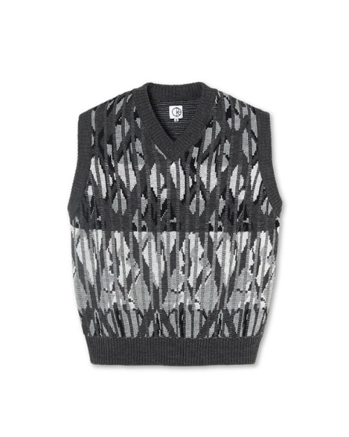 폴라 스케이트 폴 니트 베스트 Paul Knit Vest (Grey)