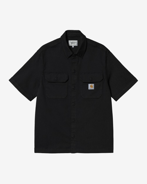 칼하트WIP S/S 크래프트 셔츠 S/S CRAFT SHIRT (Black Rinsed)