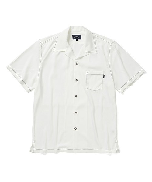 위캔더스 콘트레스트 스티치 셔츠 CONTRAST STITCH SHIRT (White)