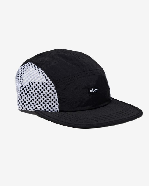 오베이 테크 메쉬 캡프 캡  OBEY TECH MESH CAMP CAP (Black Multi)