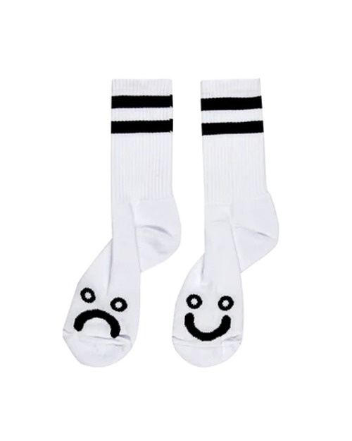 폴라 스케이트 해피 새드 삭스 Happy Sad Socks (White)