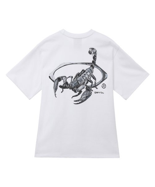 가릭스 METAL Scorpion PRINT T-shirts (White)