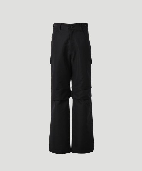 가릭스 Oblique Line Pocket pants (Black)