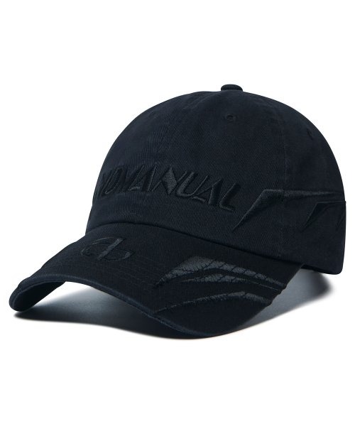 노매뉴얼  D.C.L 볼캡 D.C.L BALL CAP -  WASHED BLACK