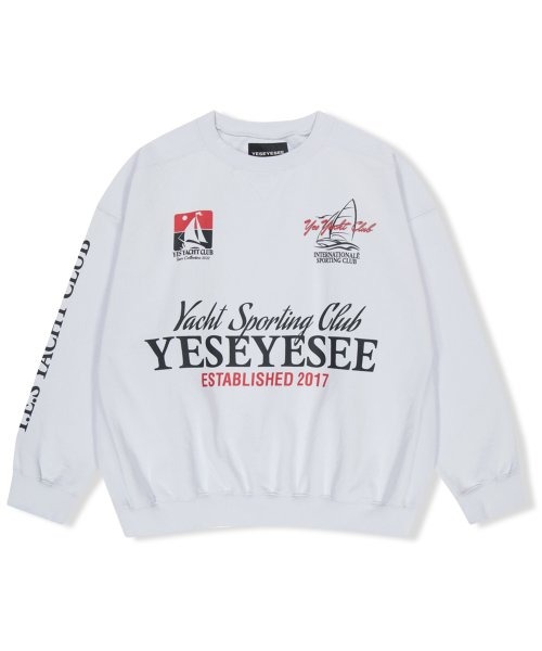 예스아이씨 Y.E.S 요트 맨투맨 Y.E.S Yacht Sweatshirt (Slate)