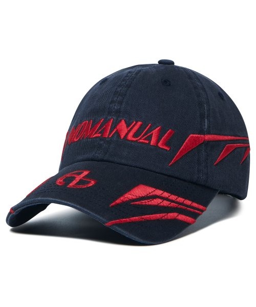노매뉴얼  D.C.L 볼캡 D.C.L BALL CAP - WASHED NAVY