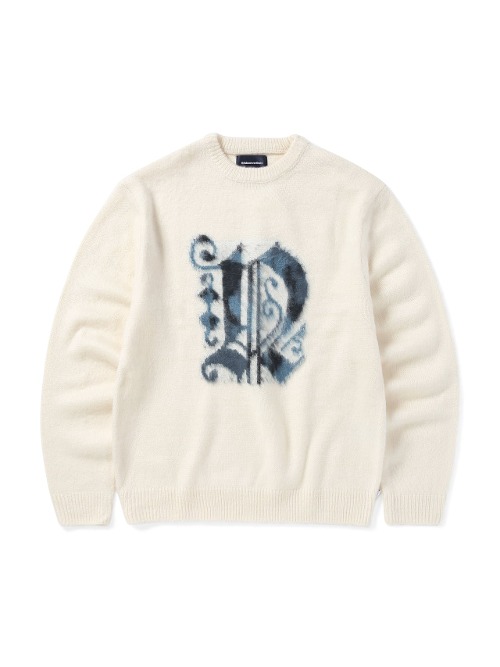 디스이즈네버댓 포르투나 N 로고 스웨터 Fortuna N-Logo Sweater (Ivory)