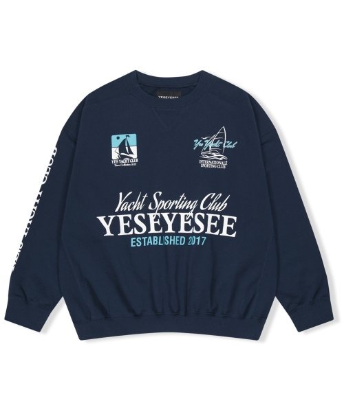 예스아이씨 Y.E.S 요트 맨투맨 Y.E.S Yacht Sweatshirt (Navy)