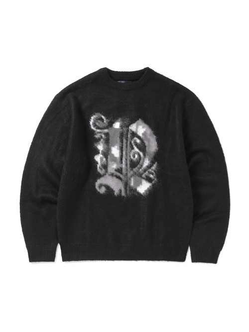 디스이즈네버댓 포르투나 N 로고 스웨터 Fortuna N-Logo Sweater (Black)