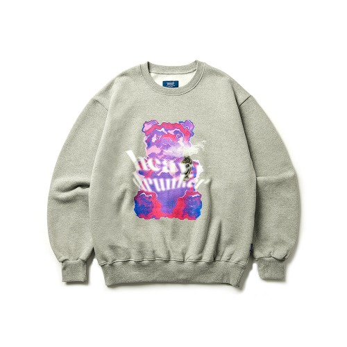 아노트 젤리 베어 스웻셔츠 메란지그레이 Jelly Bear Sweatshirt (Melange Gray)
