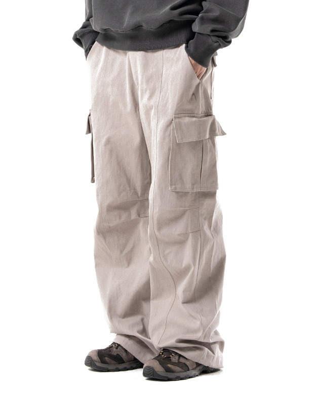 아캄 Pigment Cargo Pocket Pants (Gray)