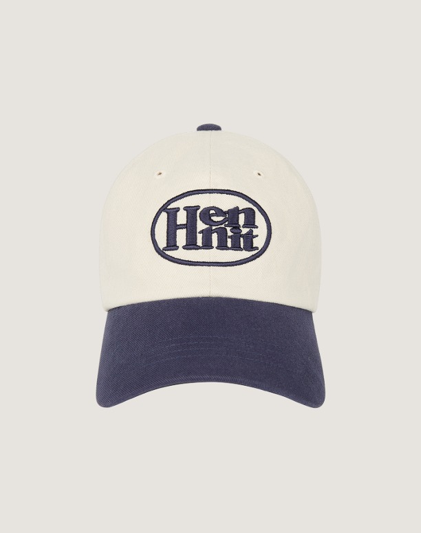 헤니트 Hennit Logo Cap (Cream/Navy)
