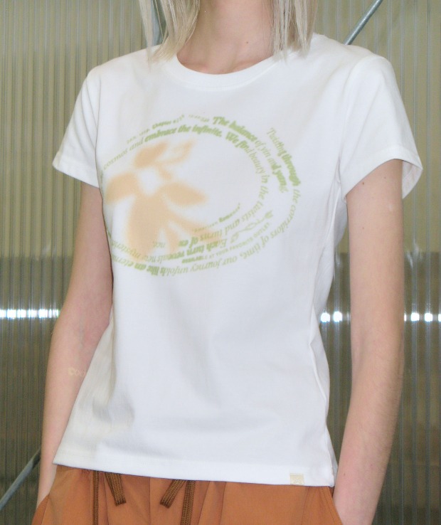 타입서비스 에어브러쉬 그래픽 티셔츠 AIRBRUSH GRAPHIC T-SHIRT (White)