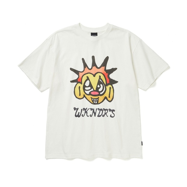 위캔더스 페이스 로고 티셔츠 FACE LOGO T-SHIRT (White)