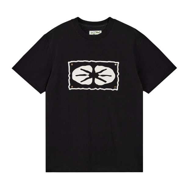 이알티알 Star Logo Nail 1/2 T-Shirt (Black)